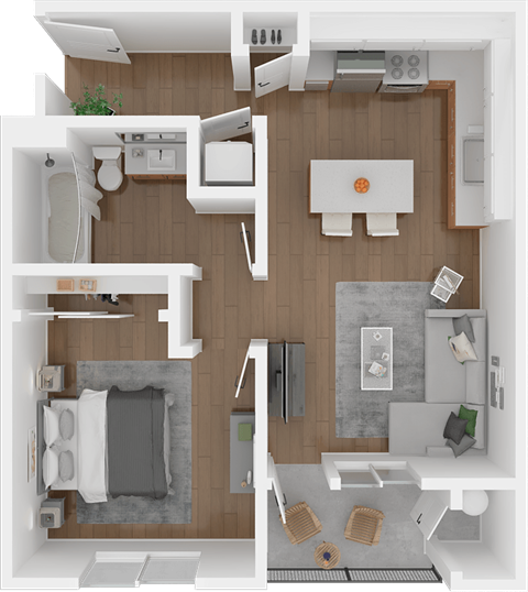 Neptune Phase II Floor Plan at 38° NORTH, Santa Rosa California
